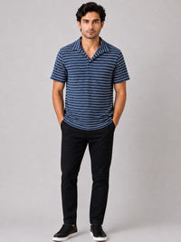 Coastal Stripe Resort Polo