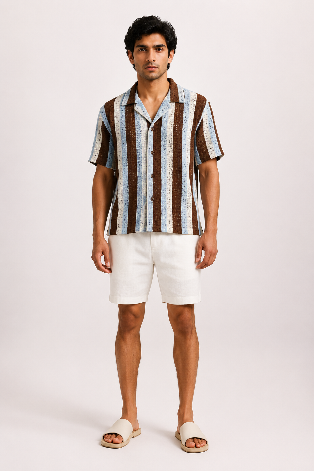 The Amalfi Stripe Knit Shirt
