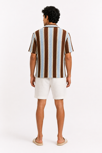 The Amalfi Stripe Knit Shirt