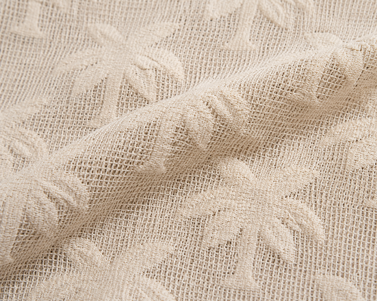 Palm Shade Crochet Shirt