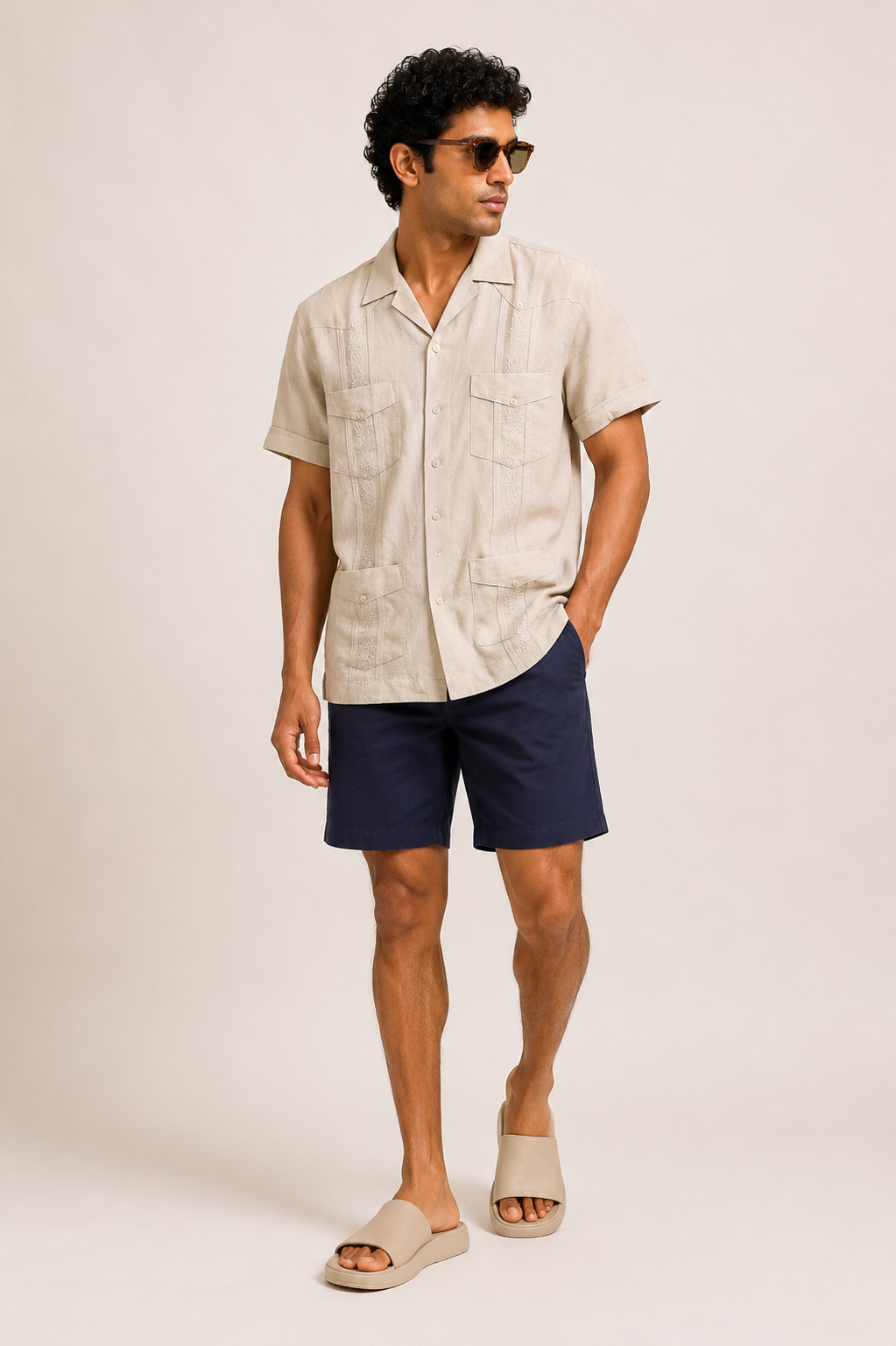 Havana Linen Guayabera Shirt