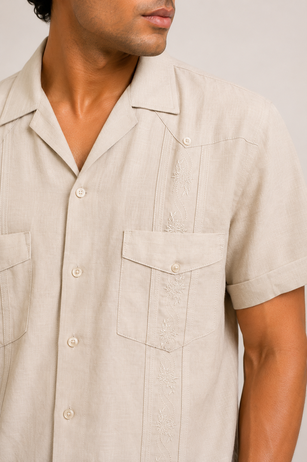 Havana Linen Guayabera Shirt