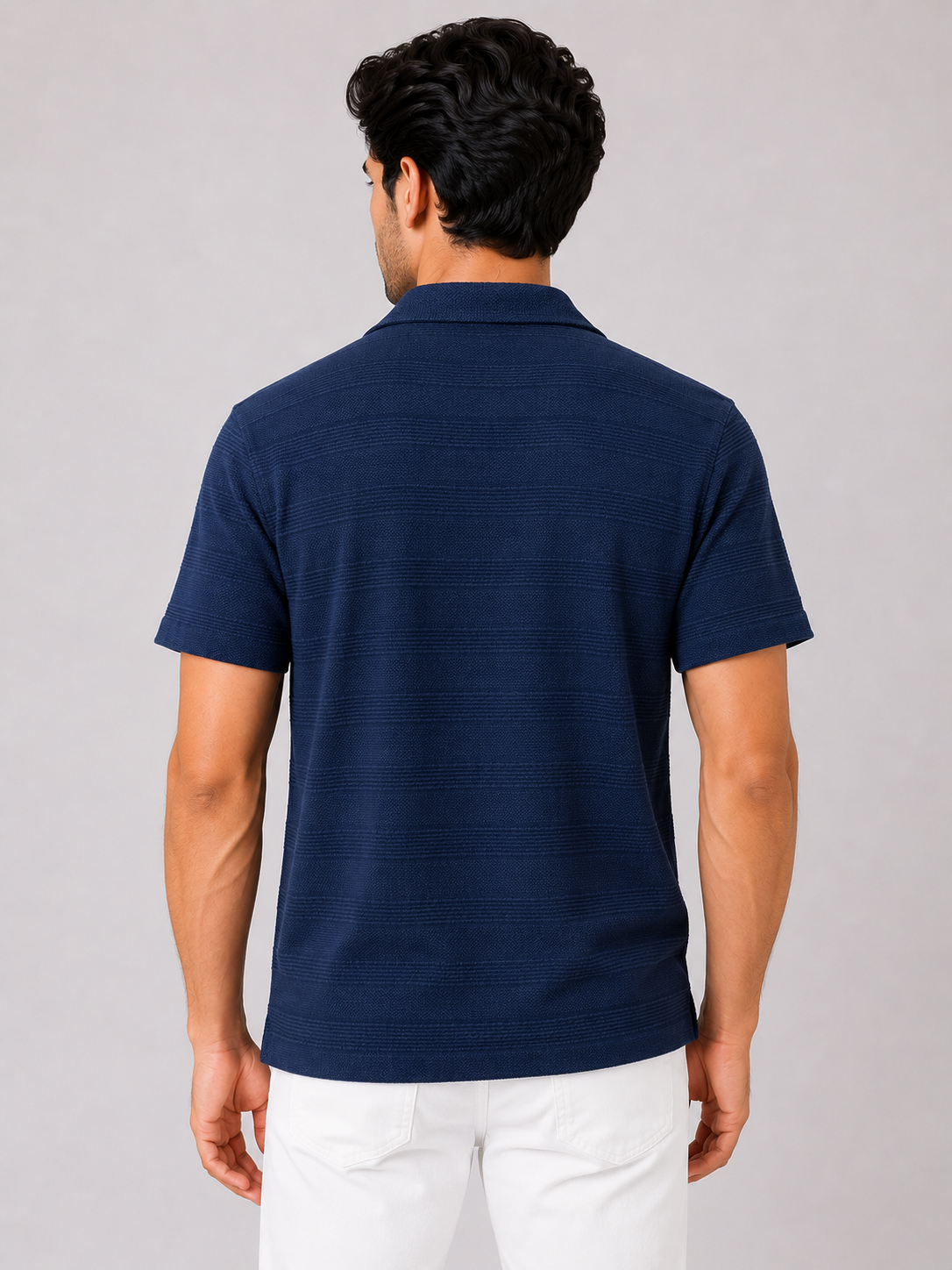 Midnight Resort Textured Shirt