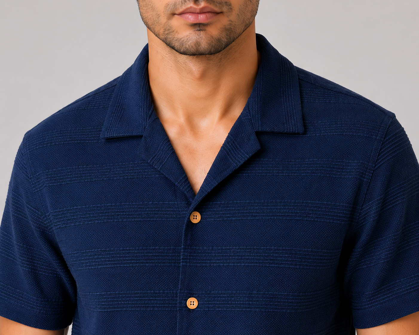 Midnight Resort Textured Shirt