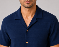 Midnight Resort Textured Shirt