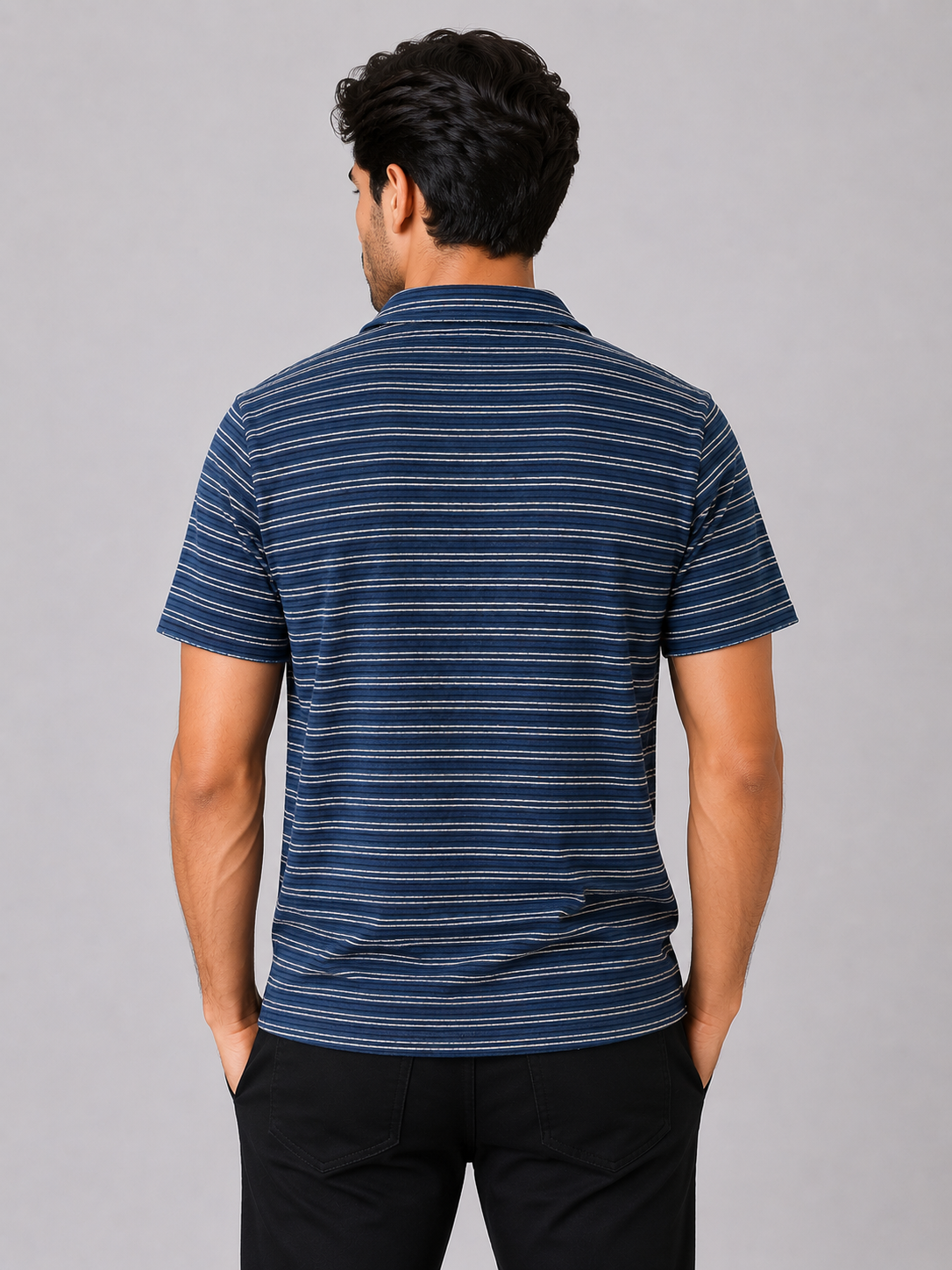 Coastal Stripe Resort Polo