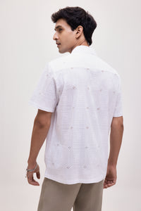 The Sienna Camp Shirt - White