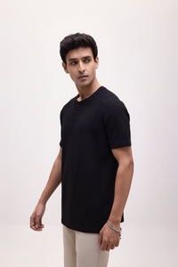 The Daily Stretch Henley - Black