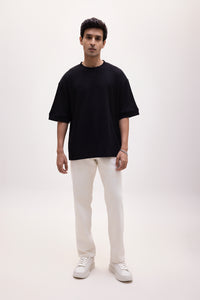 The Ridgeway Rib Tee - Black