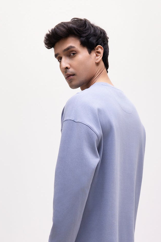 The Origins Long Sleeve Tee - Bluefin