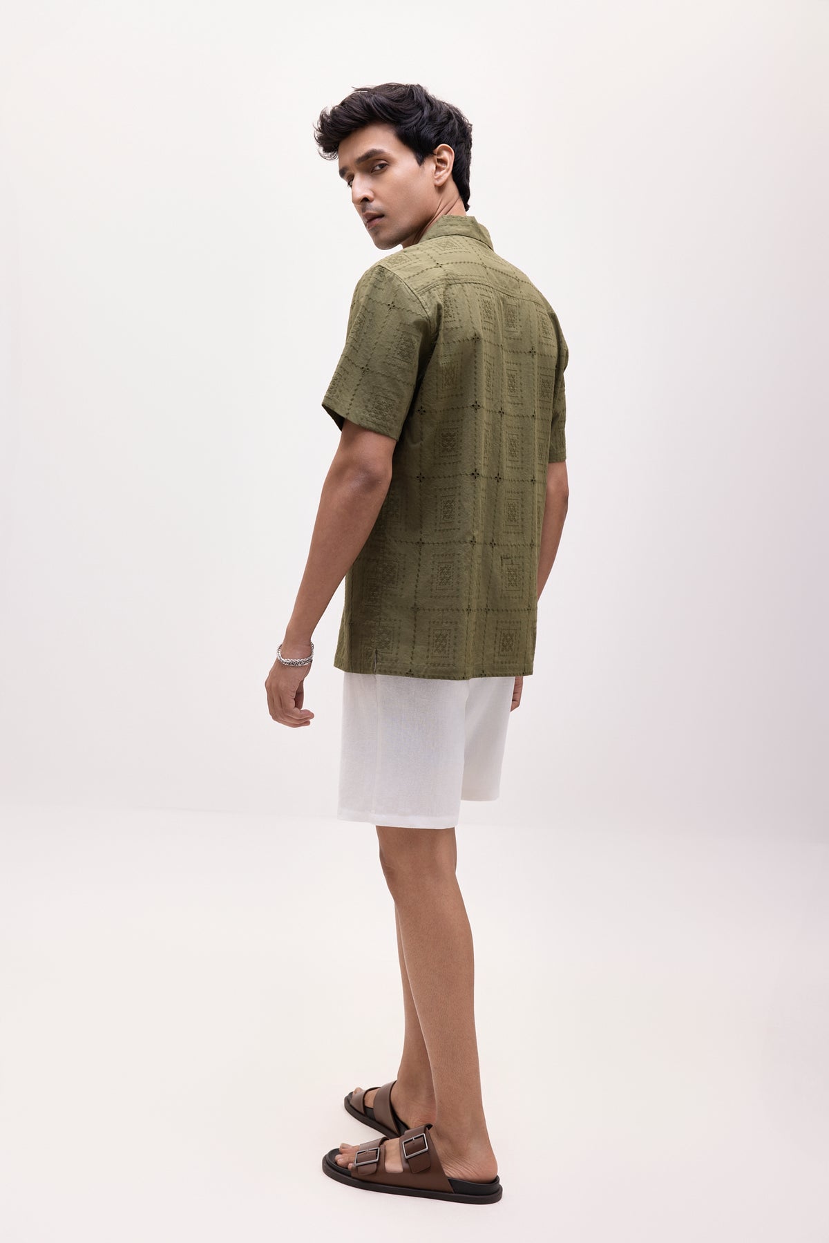 The Sienna Camp Shirt - Green