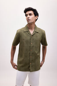 The Sienna Camp Shirt - Green