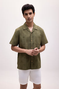 The Sienna Camp Shirt - Green