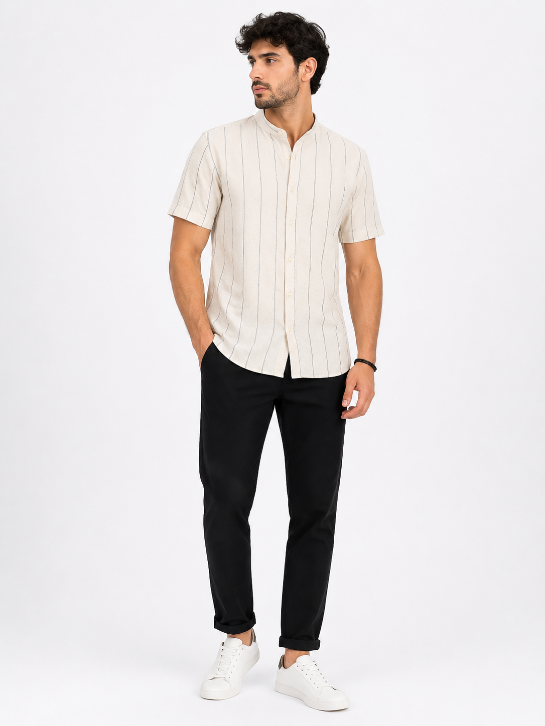 The Fine Line Shirt-Natural
