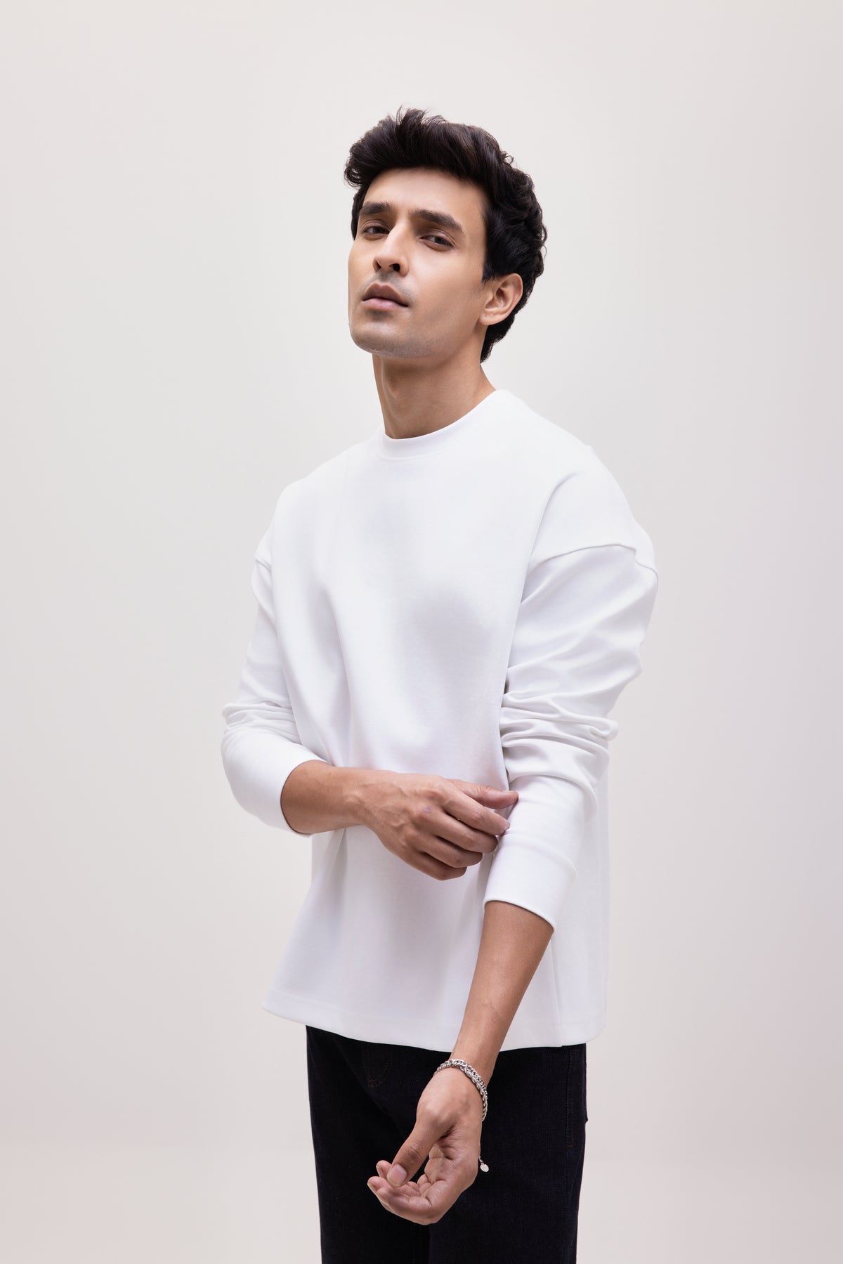 The Origins Long Sleeve Tee - White