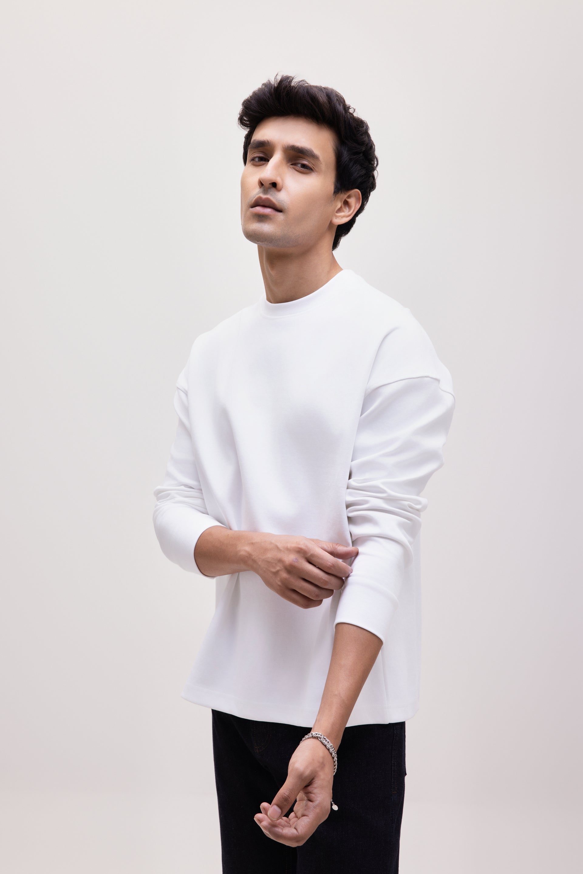 The Origins Long Sleeve Tee - White
