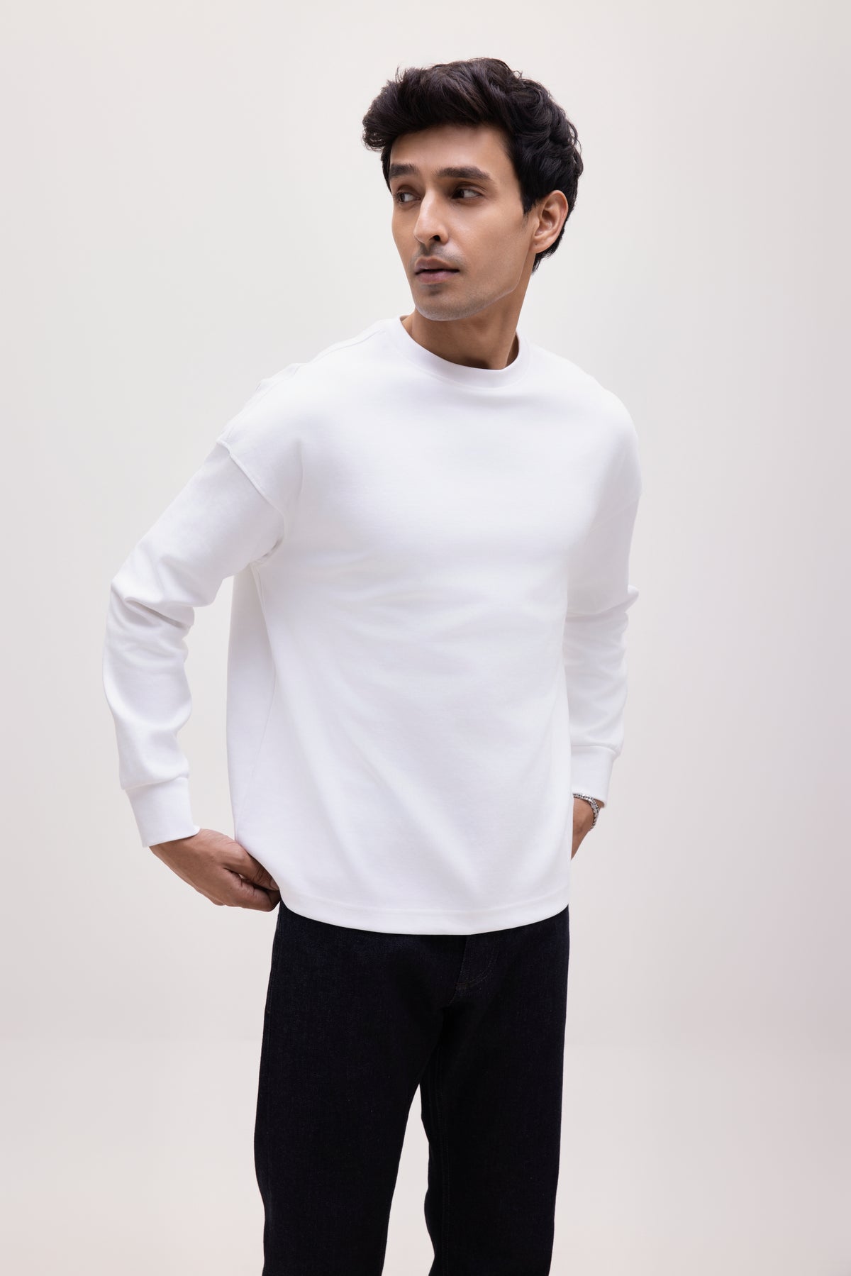 The Origins Long Sleeve Tee - White